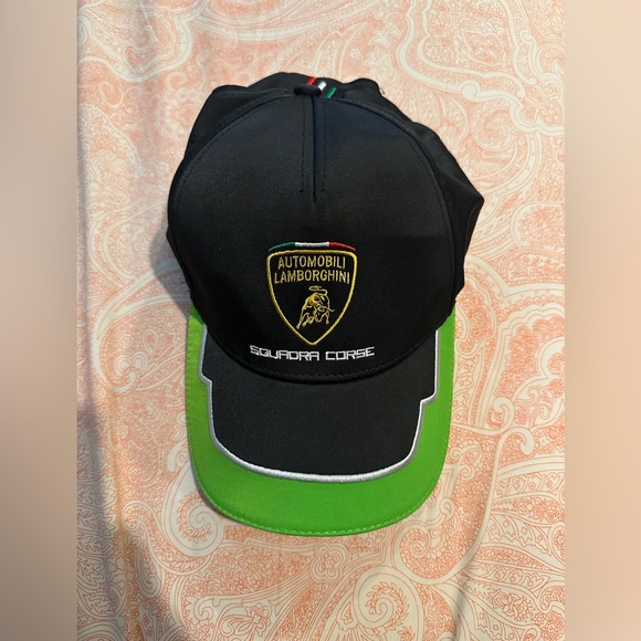 Lamborghini Other - Lamborghini Black and Green Men’s Cap in excellent condition